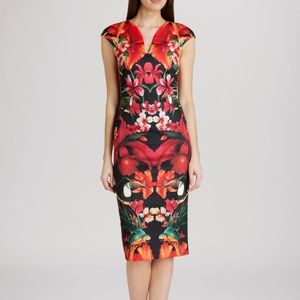 Ted Baker Tropical Toucan Sheath Dress